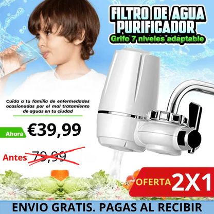 Filtro Purificador de Agua para Grifo