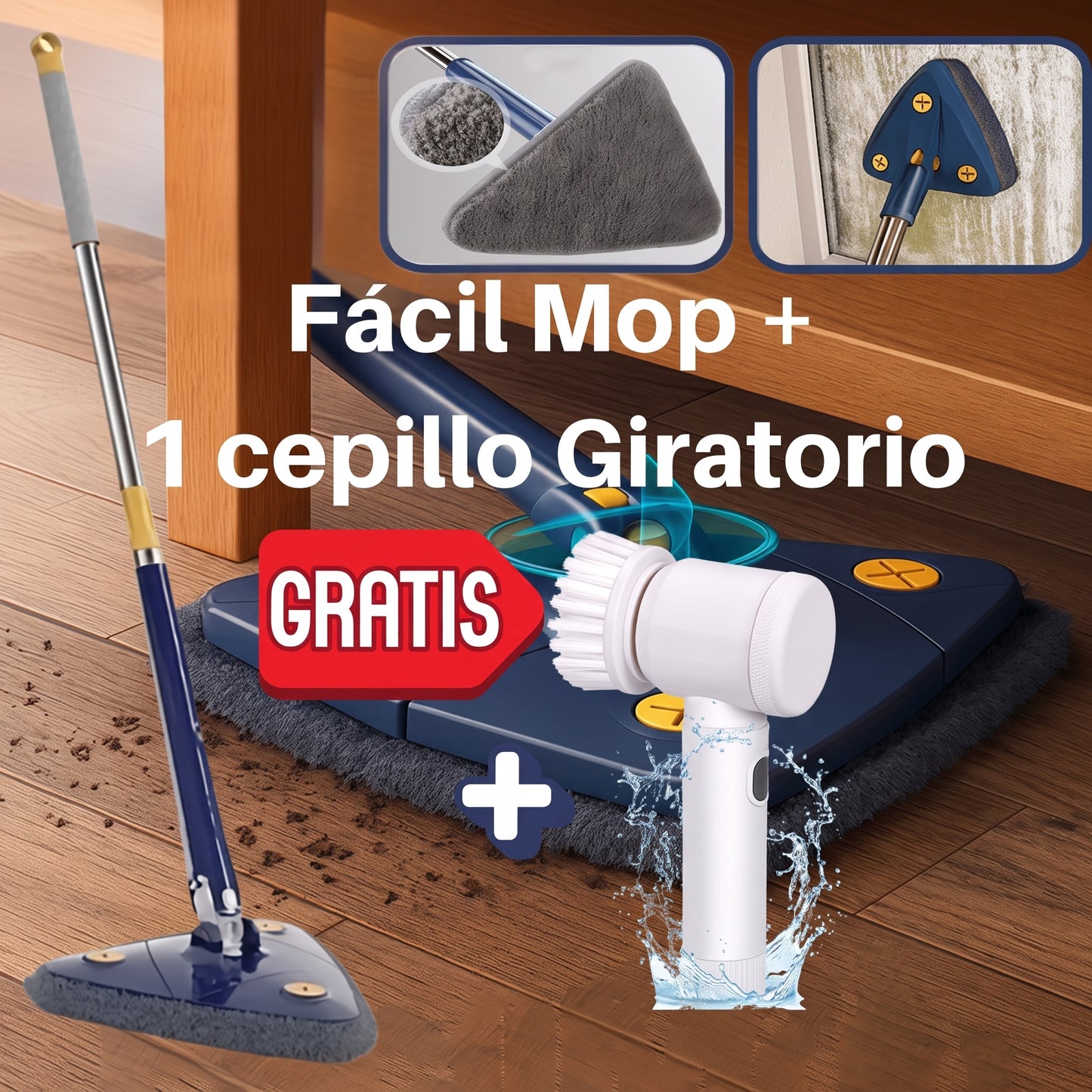 Fregona Triangular Extensible FácilMop