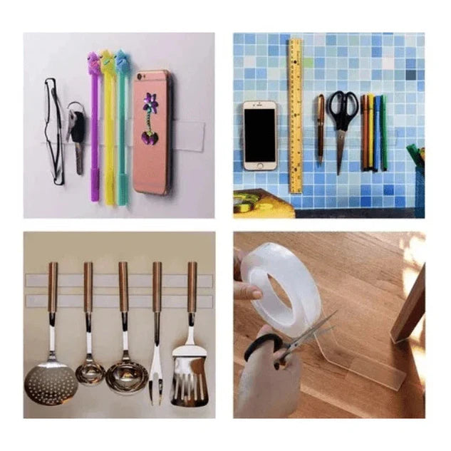Cinta Adhesiva Doble Cara Reutilizable - Imagen 2