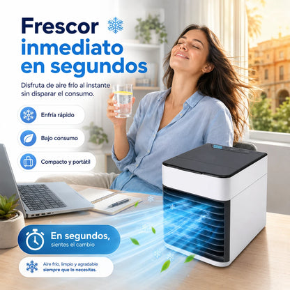 Mini Enfriador de Aire Portátil - Refresca y Purifica tu Espacio - Imagen 2