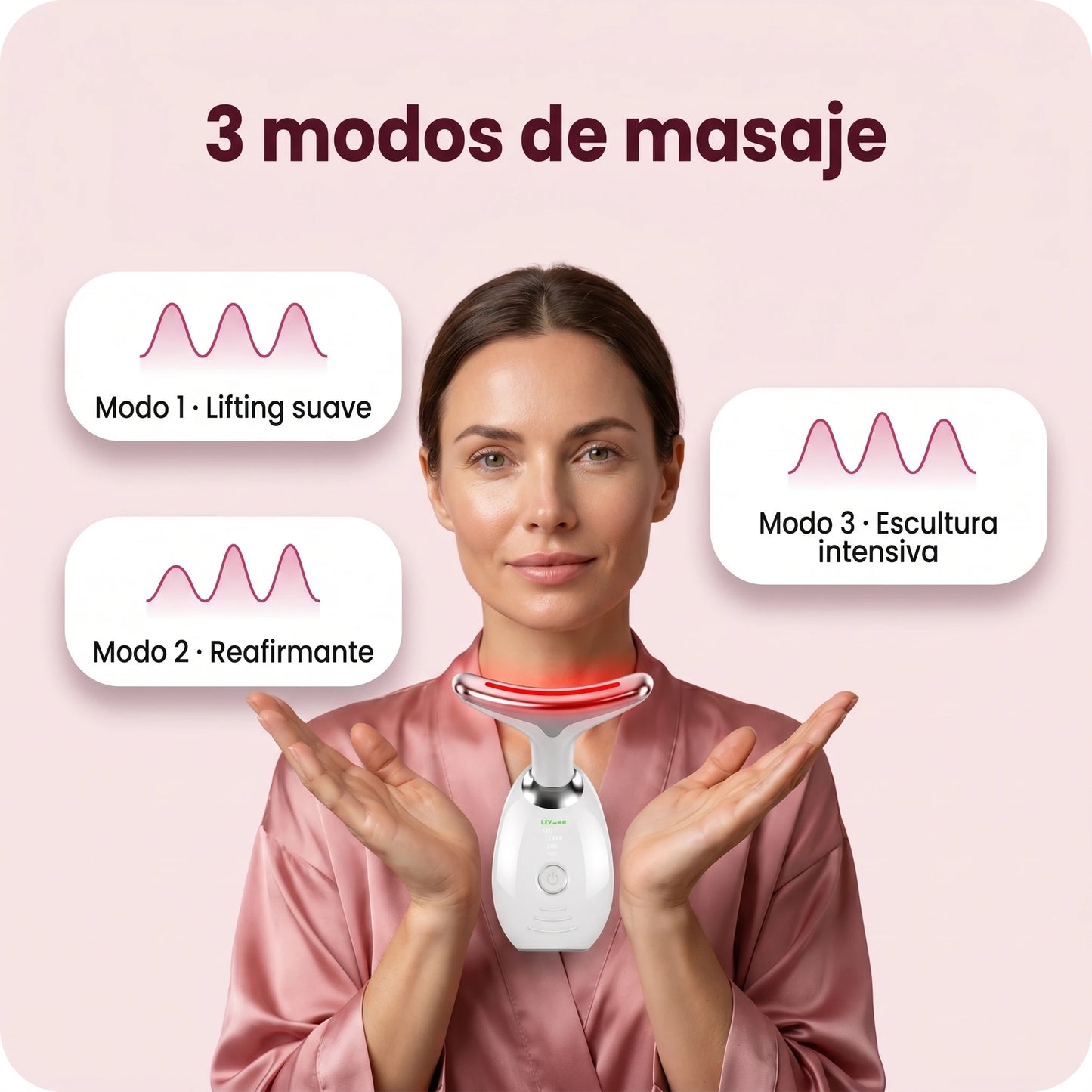 Masajeador Facial Reafirmante LED - Imagen 5