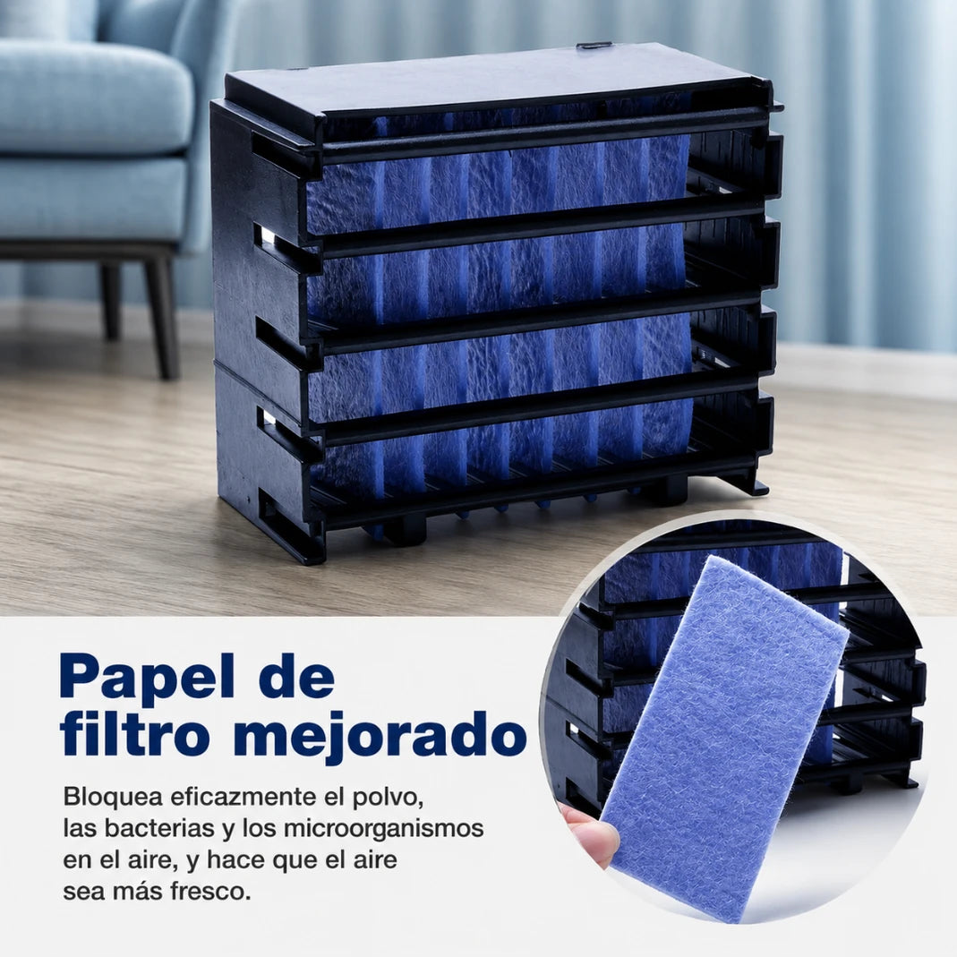 Mini Enfriador de Aire Portátil - Refresca y Purifica tu Espacio - Imagen 8
